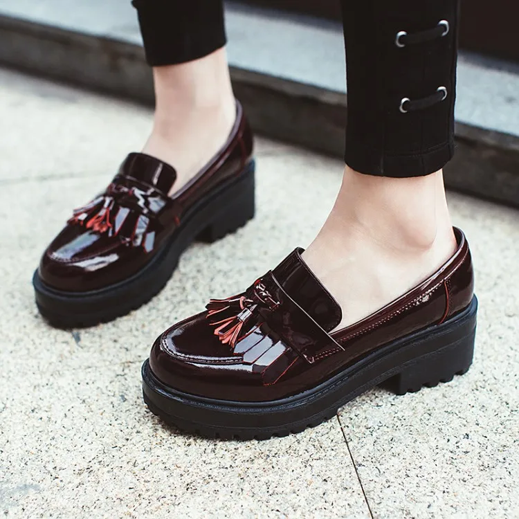 Women platform shoes Oxford Shoes Woman Flats 2017 Fashion