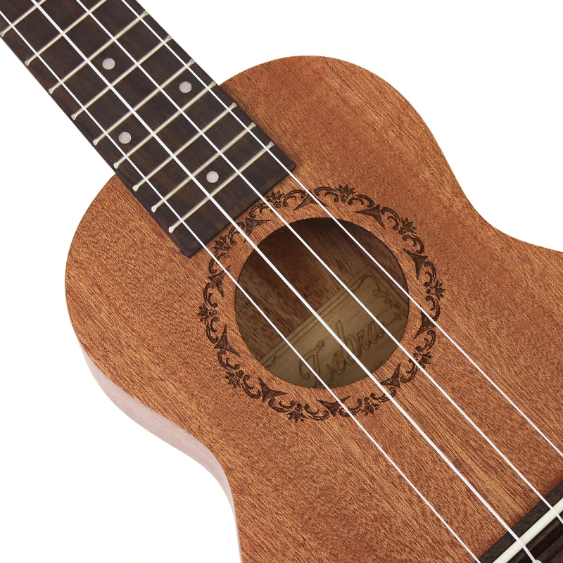Zebra Spring 21 inch 15 Frets Mahogany Soprano Ukulele Guitar Sapele Rosewood 4 Strings Hawaiian Guitar Musical Instruments Zebra Spring 21 inch 15 Frets Mahogany Soprano Ukulele Guitar Sapele Rosewood 4 Strings Hawaiian Guitar Musical Instruments