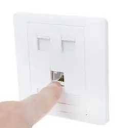 86 Тип Компьютерные Розетки Панель CAT5E сетевой модуль RJ45 кабель Интерфейс Outlet