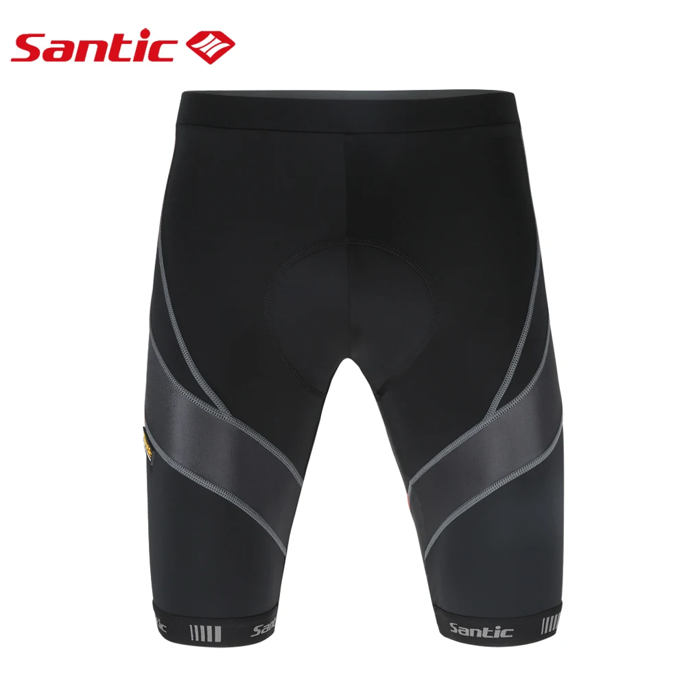 Santic мужские Противоскользящие шорты для велоезды с вставками для мужчин велосипед MTB шорты два цвета одежда для езды на велосипеде MC05045R/H
