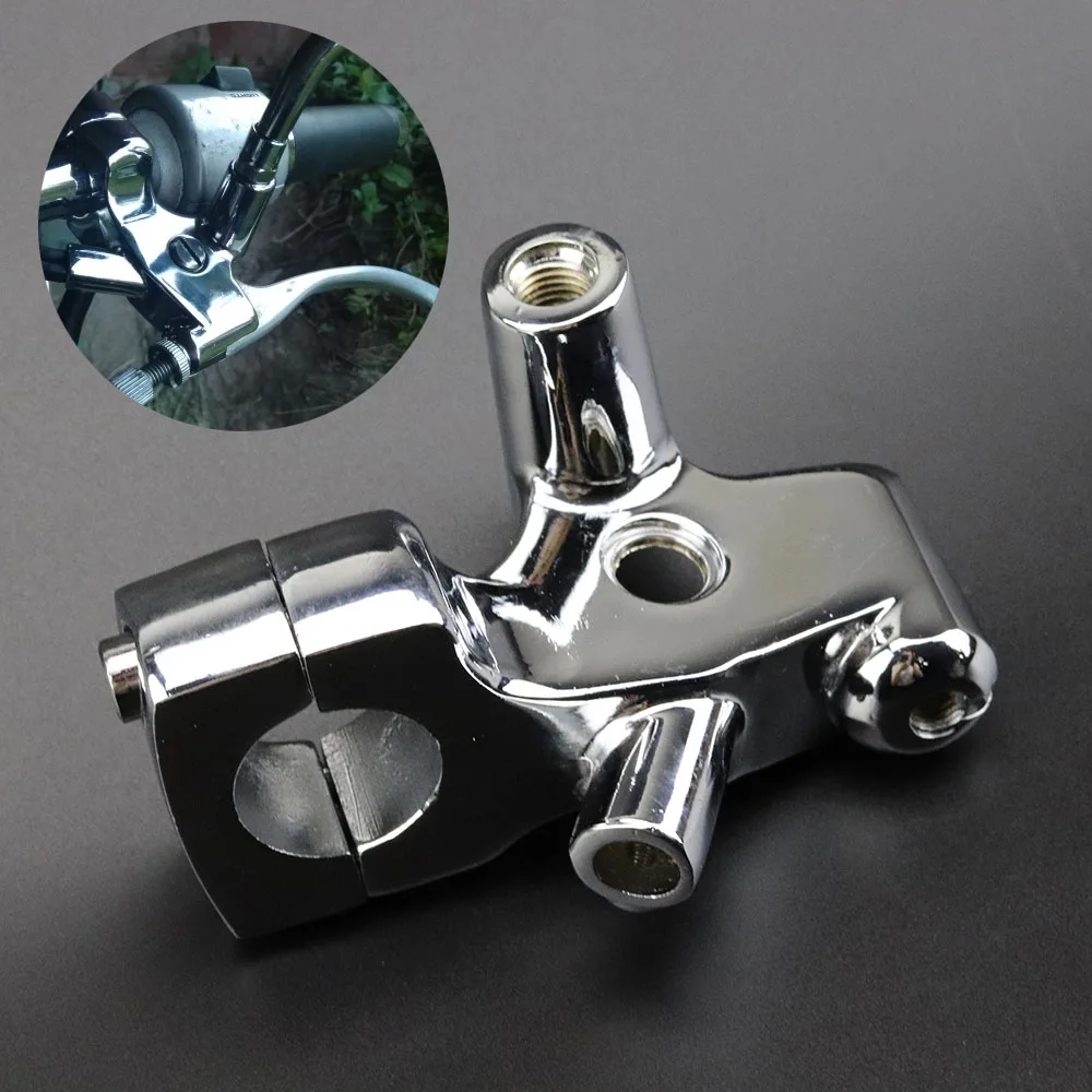25mm 1" Aluminum Alloy Motorcycle Clutch Lever Mount Holder Base