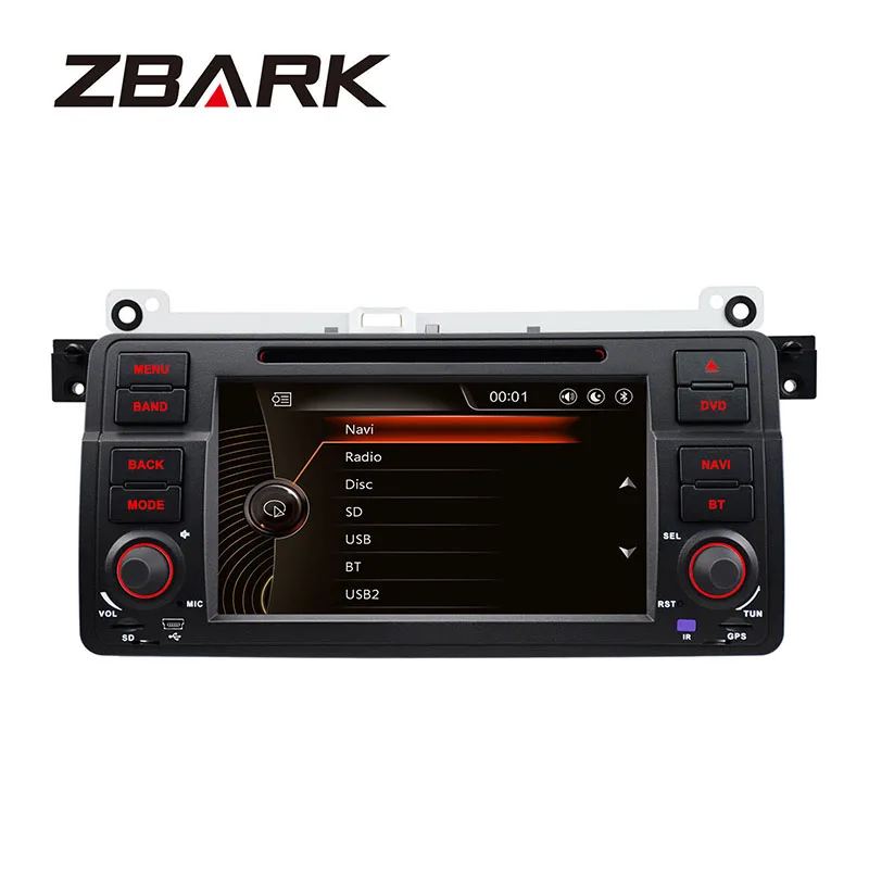 

7 inch 1 din Car DVD Player CANbus GPS Navigation For BMW E46 Sedan Convertible Touring Hatchback M3/Rover 75/MG ZT YHBWE46W