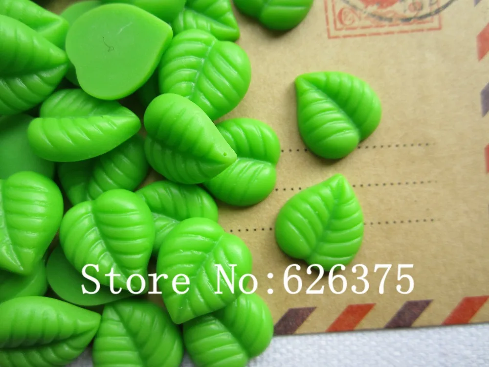 

Rena!! Min.order $6 (mix order), Resin Mix Color Leaf for Hair Bow Center, Phone Deco, DIY (13*15mm), Free Shipping