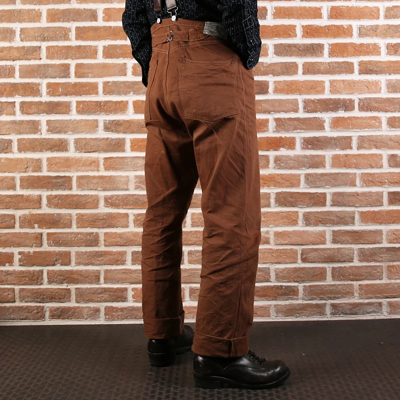 

877 Duck bronson 11oz canvas pants mens unwashed vintage duck canvas jean