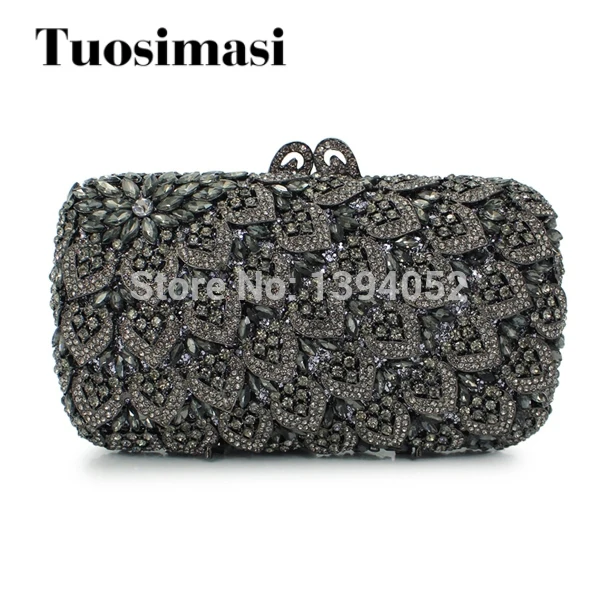 black rhinestone clutch evening bag indian clutch purses wholesale ladies handbag (88169A-B) black rhinestone clutch evening bag indian clutch purses wholesale ladies handbag (88169A-B)