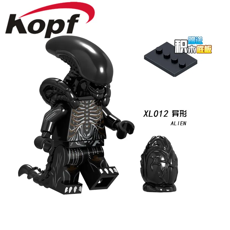 

XL012 Super Heroes Skeleton Skull Alien One-Eyed Halloween Cyclops Omino Snake Undead Building Blocks Christmas Children Toys
