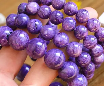 

Fine jewelry 8mm ICE Red Strawberry Stretch Clear Beads Love Natural Crystal Bracele free shipping