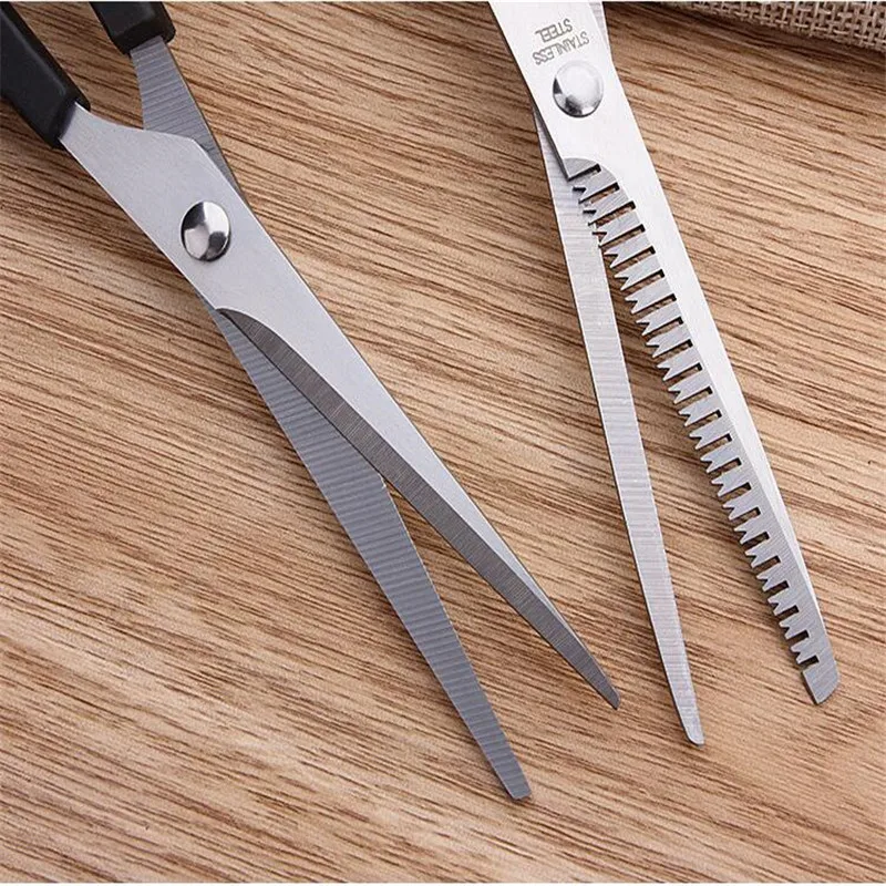 3PcsSet Hair Cutting & Thinning Scissors Shears Hairdressing Set Comb Thinner Styling (3)