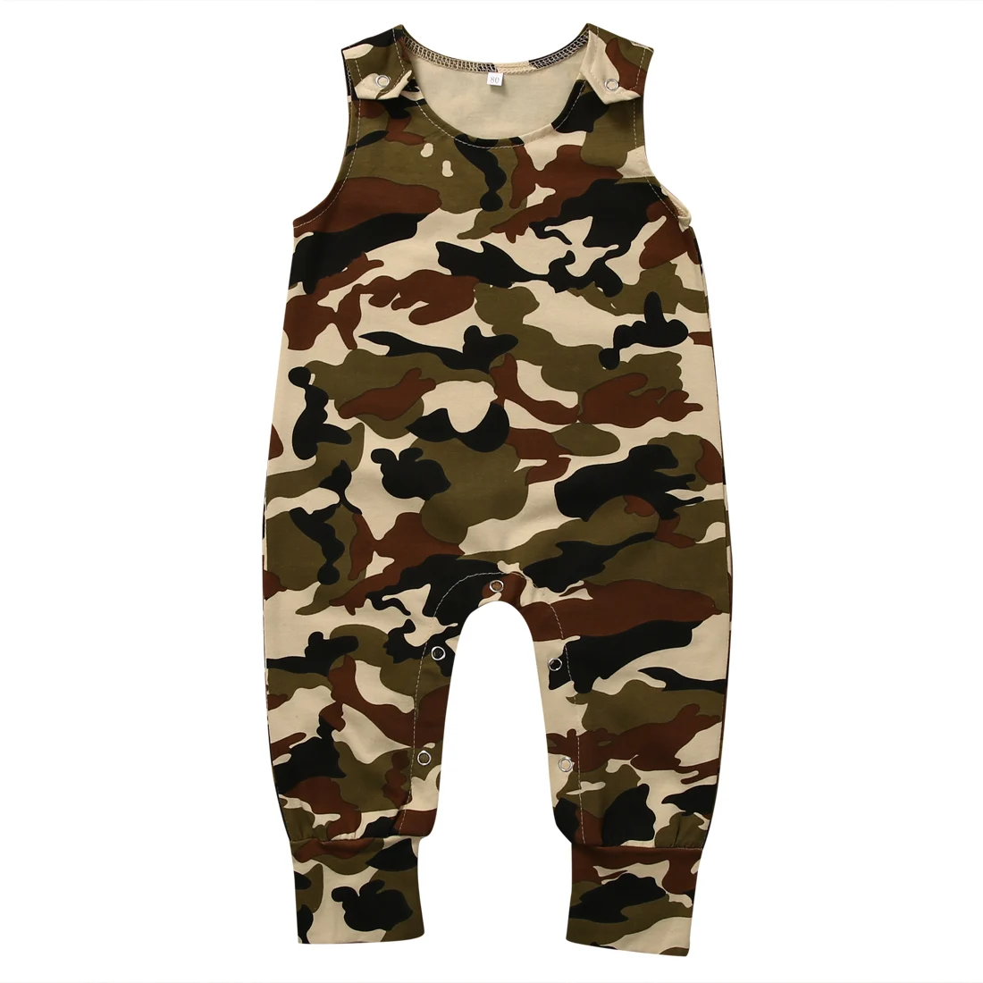 

Hot Newborn Baby Boy Girl Camo Sleeveless Romper O-Neck Jumper Jumpsuit Kids Cotton Clothes Summer Rompers 0-24 Months