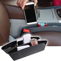 Автомобиль Стайлинг Автокресло Организатор Box Caddy разрез Gap карман для хранения бардачок для Ключи Телефоны держателя карты закладочных