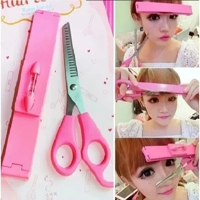 

Styling Tools Cut bangs artifact Neat bang clip tool kit Forehead hair trimmer knife DIY hairdressing tools