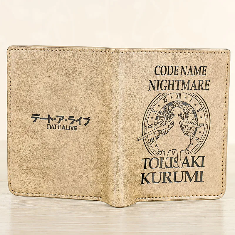 Кошелек для косплея из аниме Date A Live токисаки Куруми кожаный бумажник хороший
