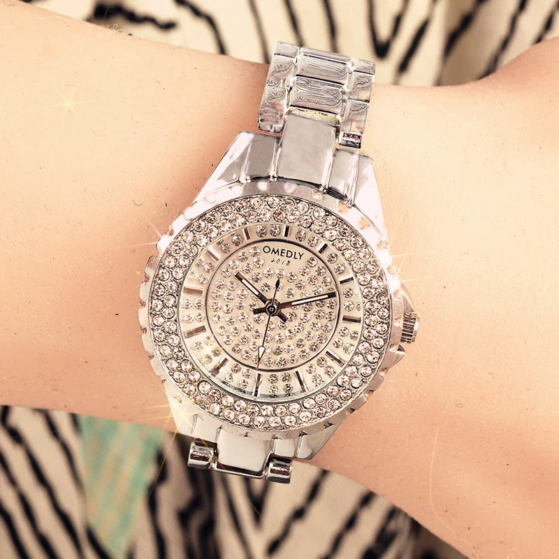 

2019 Women Watches Luxury Brand Diamond Quartz Ladies Rose Gold Watch Stainless Steel Clock Dress Watch women relogio feminino