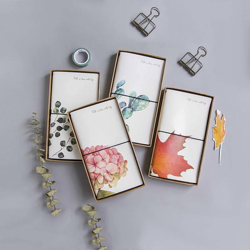 

Plants Cactus Leaves PU Leather Cover Notebook 2019 Monthly Planner Refill Notebook Diary Filler Paper Flower Note Notepad Gifts