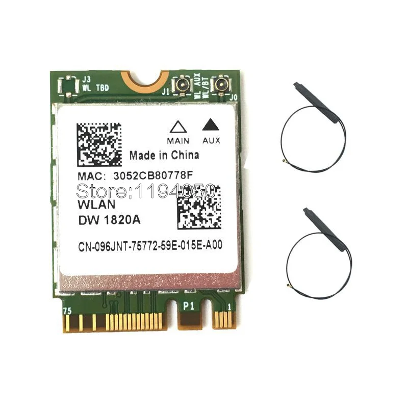 Беспроводная сетевая карта BCM94350ZAE DW1820A 802.11AC 867 Мбит/с bcm94350 M.2 NGFF Wi Fi лучше чем bcm94352z