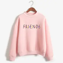 Harajuku Kawaii розовый Best Friend толстовки с капюшоном для женщин Kpop Best Friend карамельный цвет кофты Топы корректирующие школьница уличная