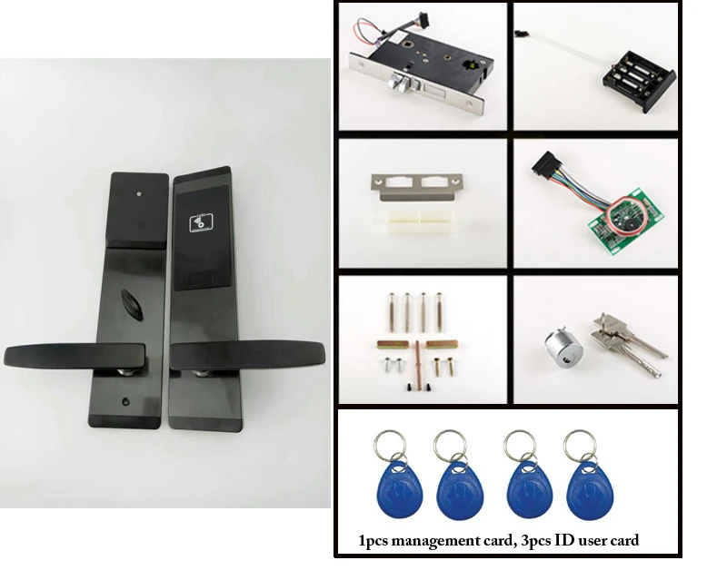 Popuplar отель номер RFID чип карты электронные дверные замки для дома