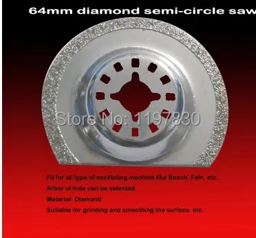 Бесплатная доставка алмазной пилы od 64 мм для всех колеблющиеся инструменты для ТКП, B ОСЧ & F Ein популярный многофункциональный