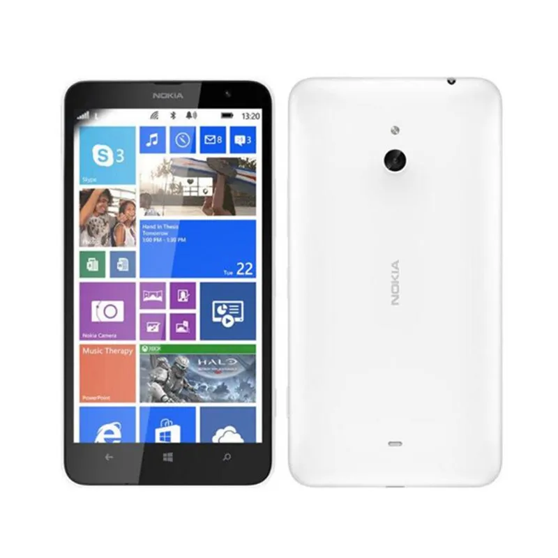 Nokia Lumia 1320,, разблокированные сотовые телефоны, два ядра, 6,0 дюймов, сенсорный экран, 5Мп камера, 3400 мАч, 8 Гб rom, 1 ГБ ram