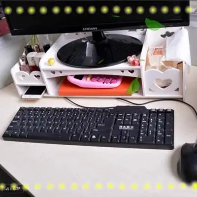 rack storage debris placement organizer keyboard shelf desk dvd computer plastic desktop display box tv mouse zoom