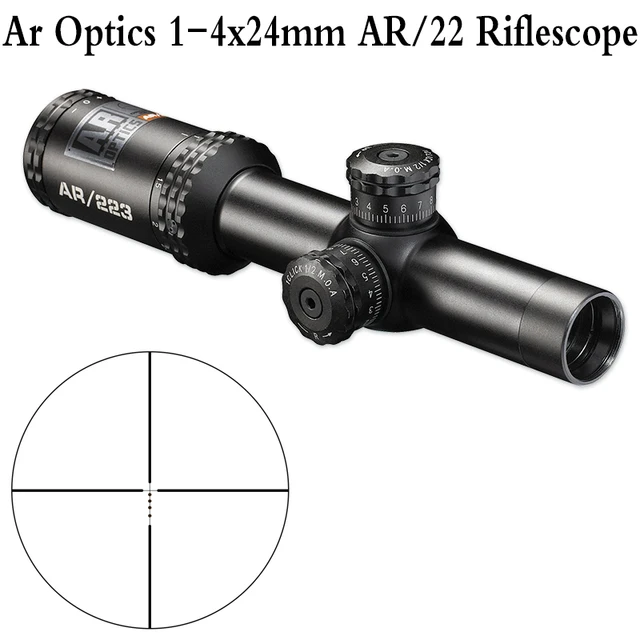 tactical ar optics 1 4x24 mm 223 5 56 riflescope drop zone bdc