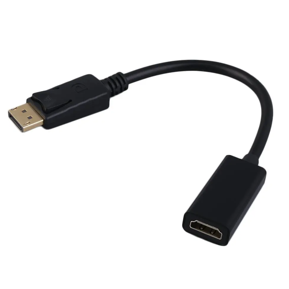 

10PCS Display Port DP To HDMI Adapter HD 1080P M/F Display Port Cable Connector