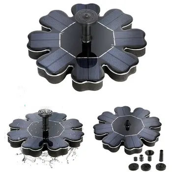 

Solar Powered Water Pump Panel Kit Leaf Floating Pump Water Fountain Pump Pool IP68 For Garden