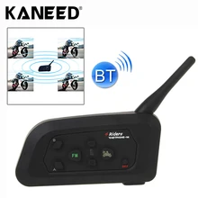 V4-1200 1200 м Bluetooth Interphone Гарнитуры для Шлема Мотоцикла Максимальная Поддержка Четырех всадниками Системой Bluetooth