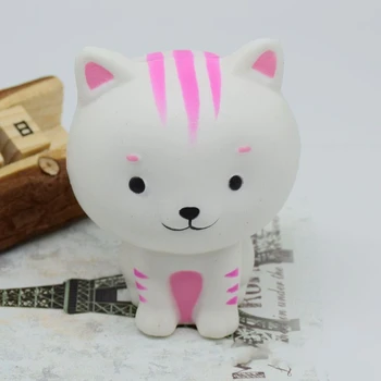 

8.5cm Cute Simulation Baby PU Slow Rebound Small Milk Cat Kawaii Decompression Toys Squishies Cartoon Squeeze Toys for Kids