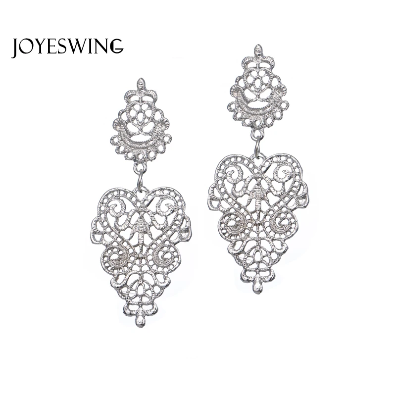 

JOYESWING Vintage Dangle Earrings for Women Luxury Design Ethnic Earrings Metal Jewellry Drop Women Earrings Bijouterie Brincos