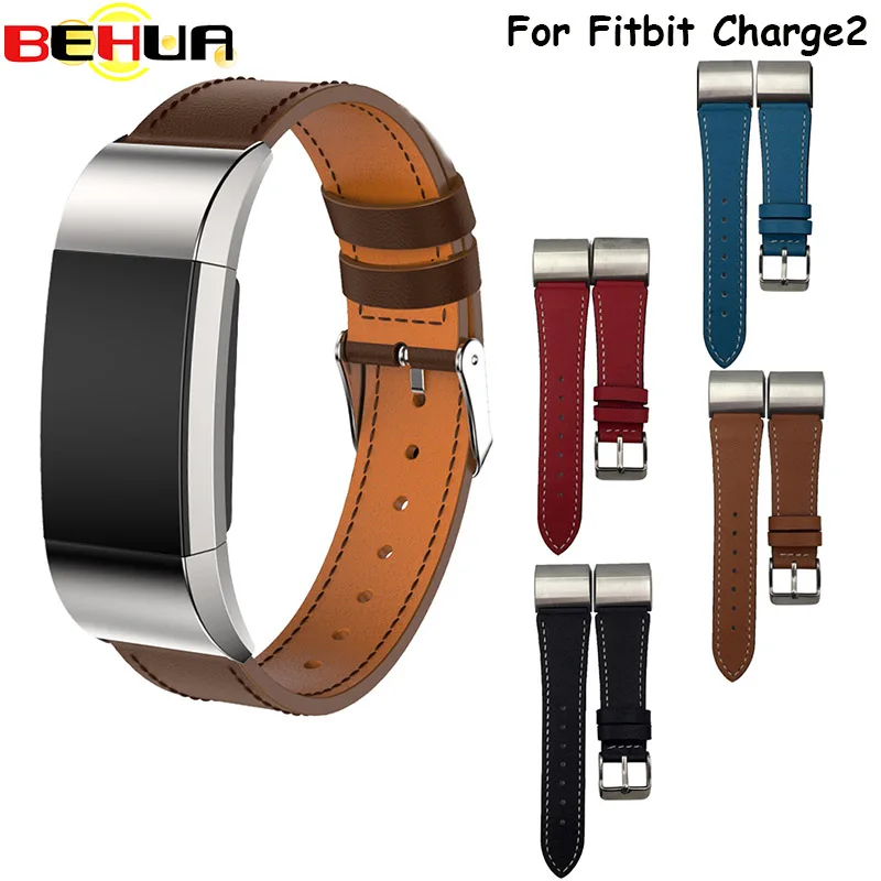 Ремешок из натуральной кожи для Fitbit Charge2 смарт-браслет браслеты замена ремешок