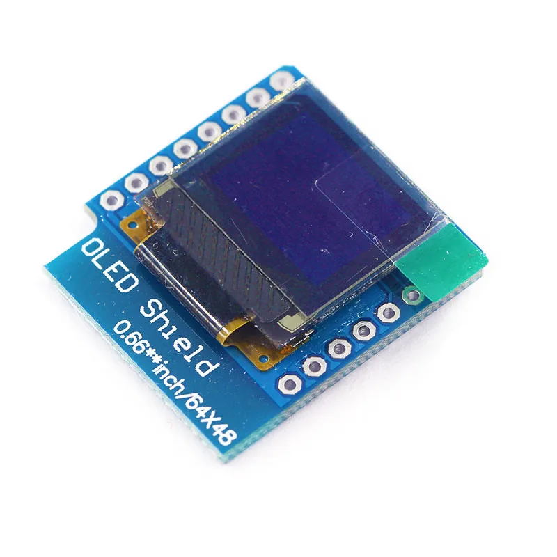 0,66 дюймовый oled-дисплей модуль для WEMOS D1 MINI ESP32 модуль AVR STM32 64x48 0,6" ЖК-экран IIC IEC OLED