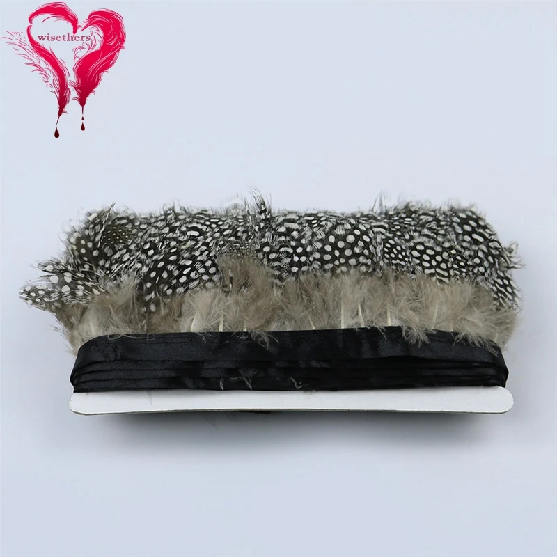 1 natural guinea fowl feather trims 1