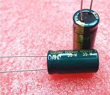 original good quality 35V 25V 1000UF 10*20 power supply high-frequency crystal Electrolytic Capacitor 35V1000uf 25v1000uf 10*13