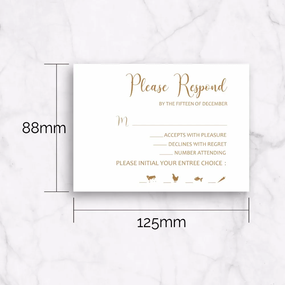 Customized RSVP