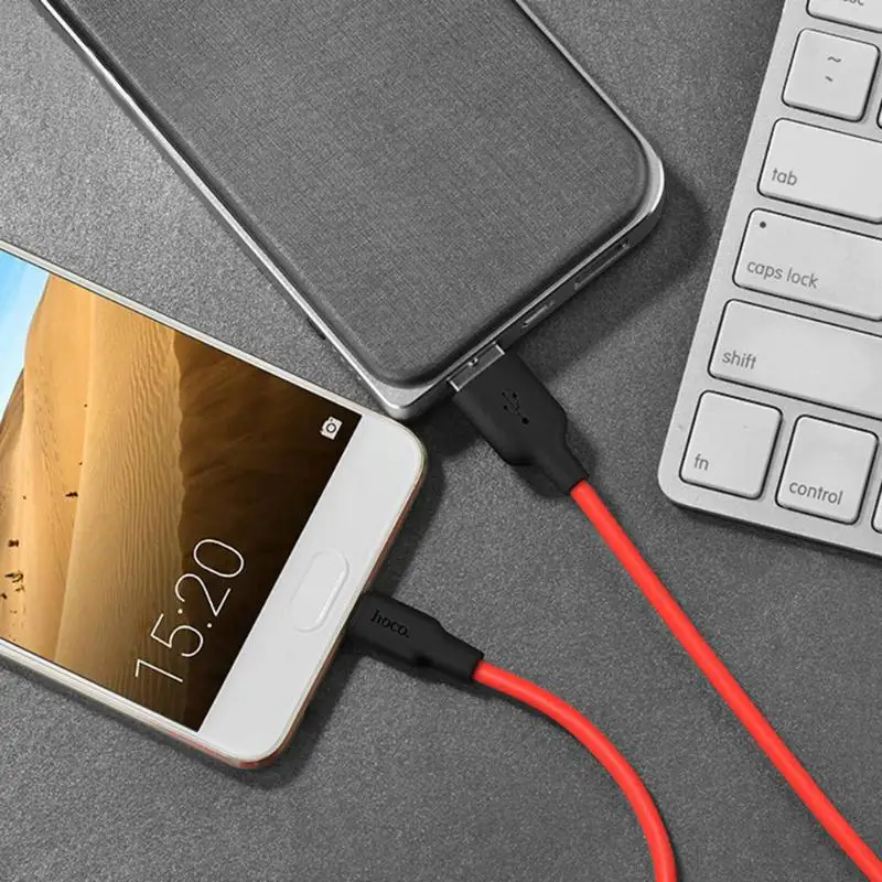 HOCO X21 силиконовый TPE 1 м/3.3ft 2A кабель передачи данных для быстрой зарядки провод для Android мобильного телефона магнит Microusb кабель для передачи данных провод