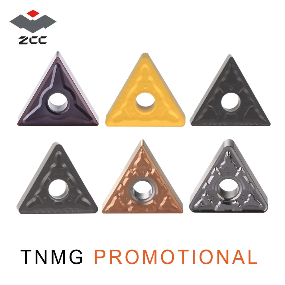 10 шт./лот ZCC.CT рекламные Токарные вставки из карбида вольфрама TNMG TNMG160404 TNMG160408