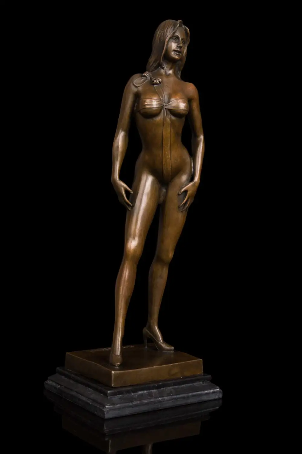 

head Arts Crafts Bronze crafts copper sculpture sculpture decoration body art Home Furnishing European hotel US-006