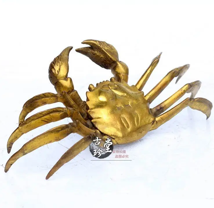 

Seiko pure copper crab furnishing articles prosperous wealth decoration