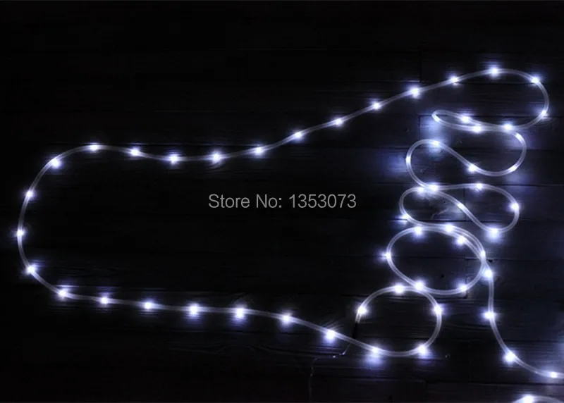 High Quality Solar Rope Tube LED String Strip Fairy Light Outdoor Garden Xmas Party Decor Waterproof lighting effect 1-1