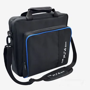 Image 3 - For PS4 / PS4 Pro Slim Game Sytem Bag Original size For PlayStation 4 Console Protect Shoulder Carry Bag Handbag Canvas Case