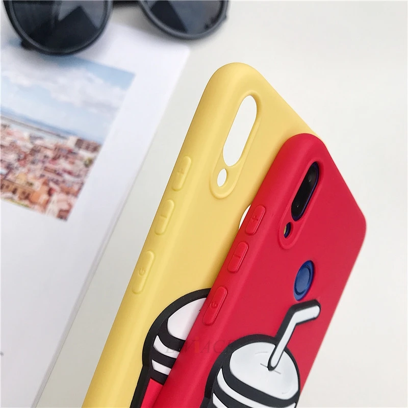3D cola silicone case for vivo v15 pro nex a s x21 ud i x20 x9s x9 v7 v9 plus y67 y85 y71 y83 soft tpu phone back cover