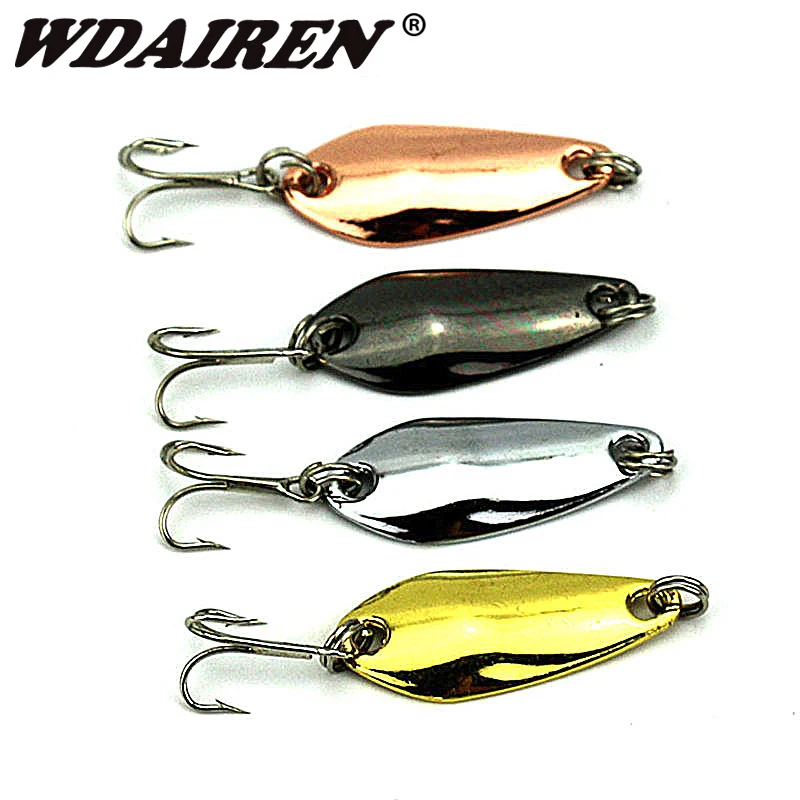 Buy 4Pcs/lot Fishing Lure Spoon 3.7g 3.5cm Hard Bait