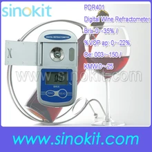 Профессиональный карманный цифровой винный и Brix Reractometer 0-95% Brix-PDR401