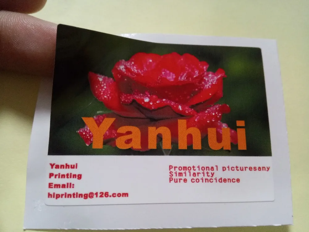 Quality laminated sticker printing with 80gsm artpaper as surface to ...