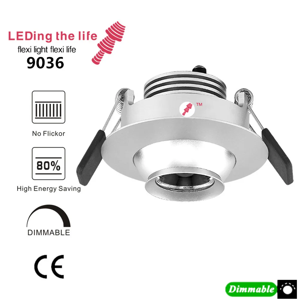 

Zoomable 3W Warm White Color Temperature Museum Lighting Focus Recessed Spotlight Led Lamp For Museum 110V Or 220V Dimmable