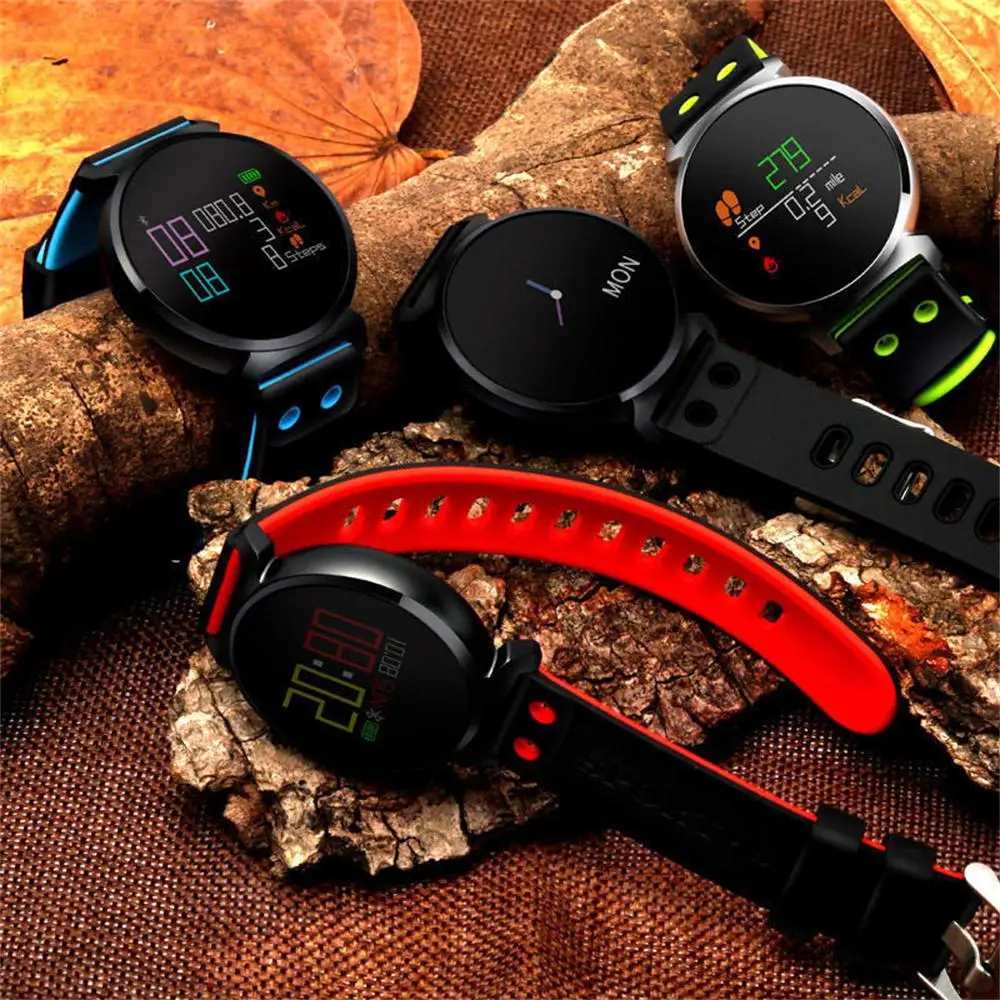 

Timethinker Smart Sport Watch Men Relojes Bluetooth Smartwatch Android IOS Wrist Heart Rate Monitor Blood Pressure Pedometer K2