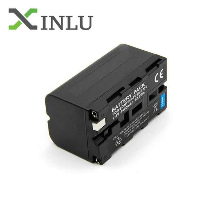 Аккумулятор NP F770 np f750 NPF770 750 аккумулятор с ЖК дисплеем и USB зарядным устройством 4400