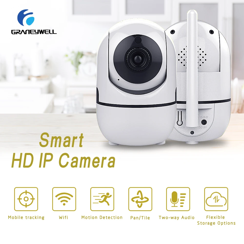 Wifi Indoor IP Camera 1080P 2.0MP Wireless Security Camera Two Way Audio TF Card Record Smart P2P Waterproof IP Home Camera