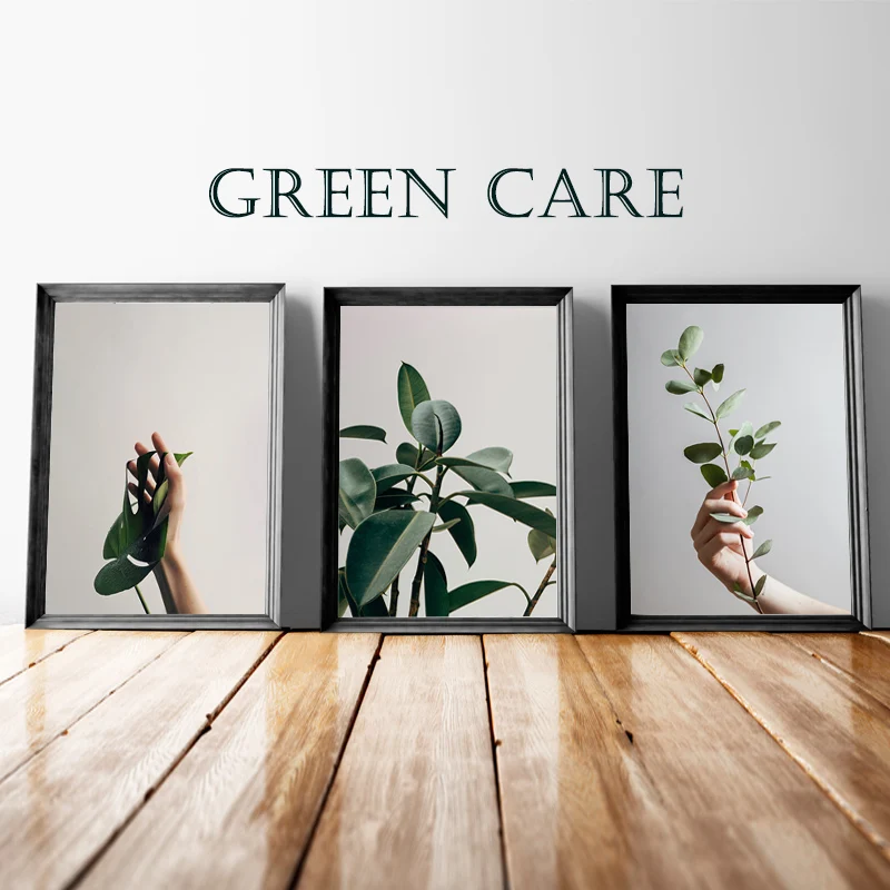 Green Tree Branch Still Life Painting Plant Art Photography Poster Modern Wall Picture Living Room Bedroom Home Decor